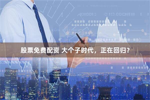 股票免费配资 大个子时代，正在回归？